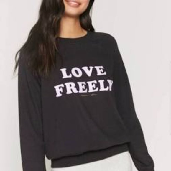 Spiritual Gangster Tops - Spiritual Gangster Love Freely Sweatshirt  M